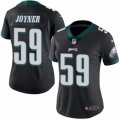 Women's Nike Philadelphia Eagles #59 Seth Joyner Limited Black Rush NFL Jersey