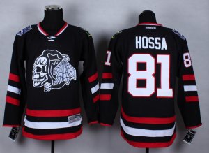 NHL Chicago Blackhawks #81 Marian Hossa Stitched black jerseys[2014 new]