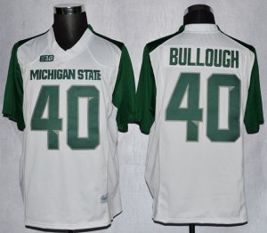 Michigan State Max Bullough #40 Jerseys-White