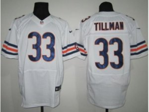 Nike NFL Chicago Bears #33 Charles Tillman white Jerseys(Elite)