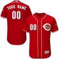 Cincinnati Reds Red Mens Customized Flexbase Jersey