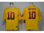 Nike NFL Washington Redskins #10 Robert Griffin III Yellow jerseysã€Gameã€‘