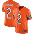 Men's Chicago Bears #2 D.J. Moore Orange Vapor Untouchable Stitched Football Jersey