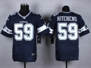 Nike Dallas Cowboys #59 Anthony Hitchens blue Jerseys(Elite)