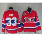 nhl montreal canadiens #33 roy m&n red