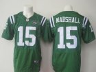 Nike New York Jets #15 Brandon Marshall Green Stitched Rush Jerseys(Elite)