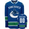 Customized Vancouver Canucks Jersey Blue Home Man Hockey