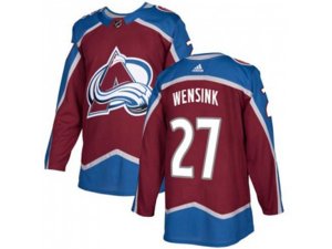 Youth Adidas Colorado Avalanche #27 John Wensink Burgundy Home Authentic Stitched NHL Jersey