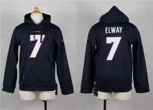 Nike Youth Denver Broncos #7 Elway Blue jerseys(Pullover Hoodie)