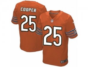 Mens Nike Chicago Bears #25 Marcus Cooper Elite Orange Alternate NFL Jersey