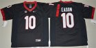 Georgia Bulldogs 10 Jacob Eason Black College Jersey