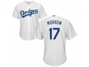 Mens Majestic Los Angeles Dodgers #17 Brandon Morrow Replica White Home Cool Base MLB Jersey