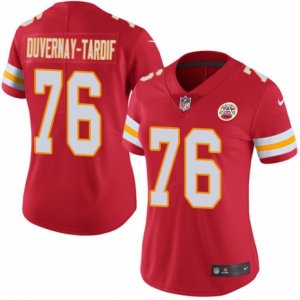 Women\'s Nike Kansas City Chiefs #76 Laurent Duvernay-Tardif Limited Red Rush NFL Jersey