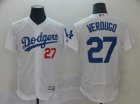 Dodgers #27 Alex Verdugo White Flexbase Jersey