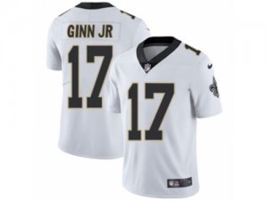 Mens Nike New Orleans Saints #17 Ted Ginn Jr Vapor Untouchable Limited White NFL Jersey