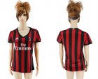 2017-18 AC Milan Home Women Soccer Jersey