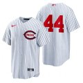 Reds# 44 Aristides Aquino White Nike 2022 Field Of Dreams Cool Base Jersey