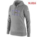 Women Baltimore ravens Logo Pullover Hoodie-4