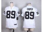 Women Nike Oakland Raiders #89 Amari Cooper white jerseys