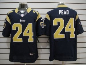 Nike NFL st. louis rams #24 pead dk.blue Elite Jerseys