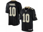 Mens Nike New Orleans Saints #10 Chase Daniel Limited Black Team Color NFL Jersey