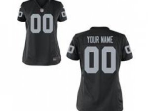 Women\'s Nike Oakland Raiders Customized Game Team Color Jerseys