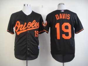 mlb jerseys baltimore orioles #19 davis black