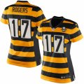 Women's Nike Pittsburgh Steelers #17 Eli Rogers Limited Yellow Black Alternate 80TH Anniversary Throwback NFL Jersey