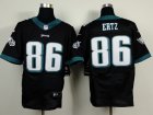 Nike jerseys philadelphia eagles #86 ertz black[Elite]