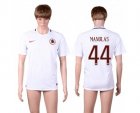 Roma #44 Manolas Away Soccer Club Jersey