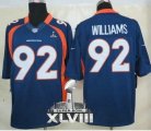 Nike Denver Broncos #92 Sylvester Williams Navy Blue Alternate Super Bowl XLVIII NFL Limited Jersey