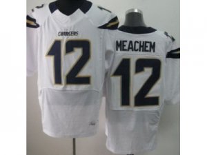 Nike NFL San Diego Chargers #12 Robert Meachem Light white Jerseys[Elite]