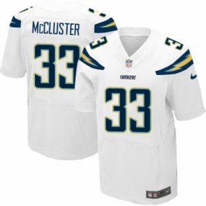 Mens Nike San Diego Chargers #33 Dexter McCluster Elite White NFL Jersey