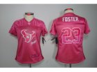 Nike Women NFL Houston Texans #23 Arian Foster pink(2012 Fem Fan Jerseys)