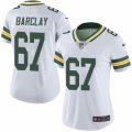 Women's Nike Green Bay Packers #67 Don Barclay Limited White Rush NFL Jersey