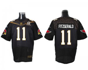 2016 PRO BOWL Nike Arizona Cardinals #11 Larry Fitzgerald black jerseys(Elite)