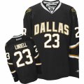 Mens Reebok Dallas Stars #23 Esa Lindell Authentic Black NHL Jersey