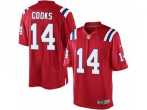 Mens Nike New England Patriots #14 Brandin Cooks Limited Red Alternate NFL Jersey