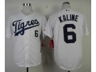 mlb jerseys detroit tigers #6 kaline white[2013 new]