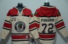 Chicago Blackhawks #72 Artemi Panarin Cream Sawyer Hooded Sweatshirt Stitched NHL Jersey