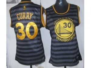 women nba golden state warriors #30 curry grey[black strip]