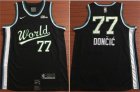 Mavericks #77 Luka Doncic Black 2019 NBA All Star Game Jordan Brand Swingman Jersey