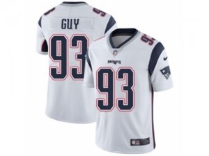 Mens Nike New England Patriots #93 Lawrence Guy Vapor Untouchable Limited White NFL Jersey