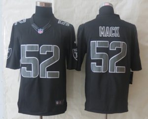 Nike Oakland Raiders #52 Mack Black Jerseys(Impact Limited)