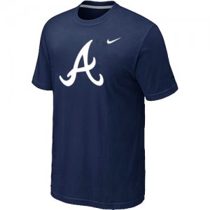 MLB Atlanta Braves Heathered Nike D.Blue Blended T-Shirt