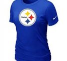 Women Pittsburgh Steelers Blue T-Shirts