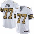 Youth Nike New Orleans Saints #77 Willie Roaf Limited White Rush NFL Jersey