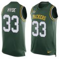 Nike Green Bay Packers #33 Micah Hyde Green Team Color Men Stitched NFL Limited Tank Top Jersey