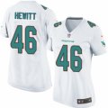 Womens Nike Miami Dolphins #46 Neville Hewitt Limited White NFL Jersey