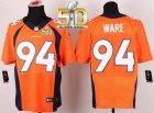 Nike Denver Broncos #94 DeMarcus Ware Orange Team Color Super Bowl 50 Men Stitched NFL New Elite Jersey